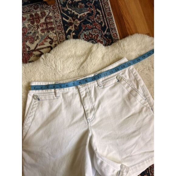 Vintage 90s Ralph Lauren Jeans Co. White Jean Denim Shorts Size 8 - Picture 5 of 7